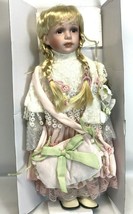 Heritage Signature Collection Porcelain Doll Magnolia No. 12498, 21&quot; Ope... - $21.77