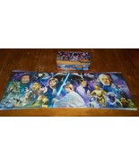 STAR WARS A New Hope Empire Strikes Back ROTJ Panorama 3 PUZZLE Set - $14.85