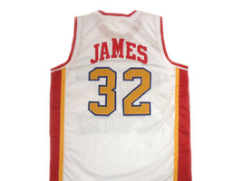 Lebron James #32 McDonald's All American Basketball Jersey White Any Size image 2
