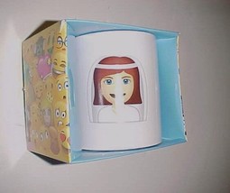 Emoji Coffee Mug Bride With Veil Ceramic Tea Coffee Cup 4&quot; White 10139 New - $9.89