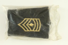 Vintage NOS Military Insignia Shoulder Mark Grade Small First Sergeant S... - $12.32
