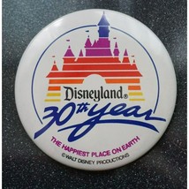 Vintage 1985 Disneyland 30th Year Metal Pin The Happiest Place On Earth - $15.81