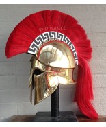 Medieval Wearable Greek Corinthian Helmet Free Leather Liner Knight helmet - $229.00