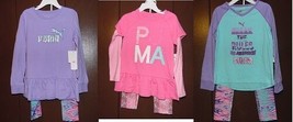 PUMA GIRLS 2 PIECE OUT FIT SIZE -4,5,or 6 NWT - $24.49