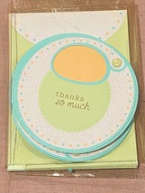 1 Pack of 8 Thank You Cards/Envelopes Carlton Cards *NEW* cc1 - $6.99