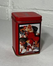 Coca Cola Santa Christmas Candle Tin 3” Vintage 1991  - $12.89
