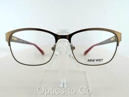 Nine West NW 1053 (210) CHOCOLATE  53-15-135 Eyeglass Frame - $21.82