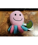Lot Plush Baby Toys Pink Octopus Rattle Brand New - $1.98