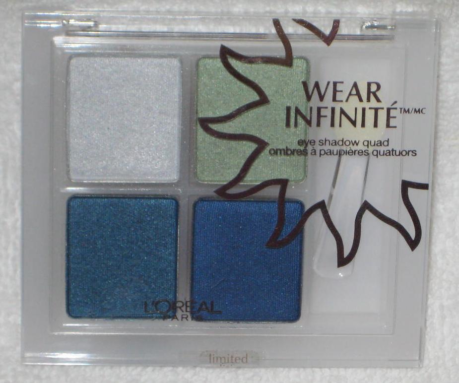 L'oreal Wear Infinite Eyeshadow Quad in Sea Splash - Eye Shadow