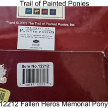 Painted Ponies Fallen Heroes #12212 Retired 2005 Pre-Loved with Original Box image 7