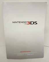 Nintendo 3DS Video Game Operations Manual in English-French-Spanish - $7.01