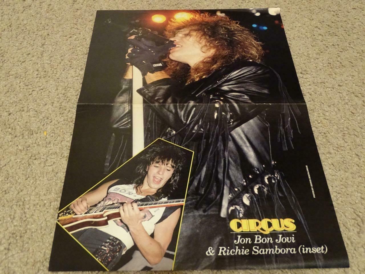 Jon Bon Jovi Richie Sambora teen magazine poster clipping Circus - Other