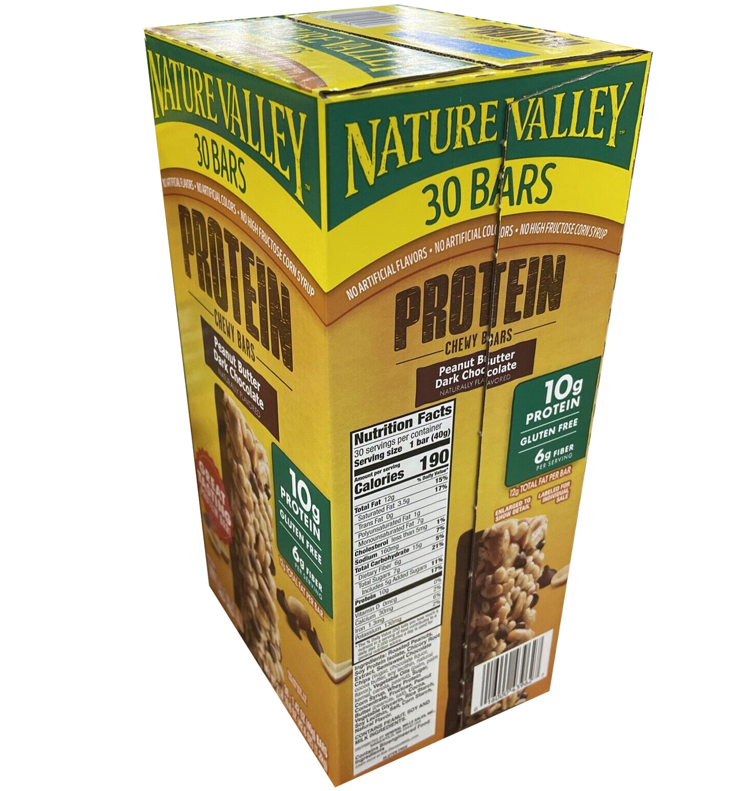 NATURE VALLEY Protein Bar Box of 4 Bars, Chocolate Peanut Butter