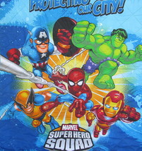 Marvel Super Hero Squad Quilt Childs Toddler Size 42&quot;x 58&quot; Comforter Rev... - $3.92