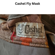 Cashel Autumn Leaves Fly Mask Horse Size Wtih Ears USED image 3