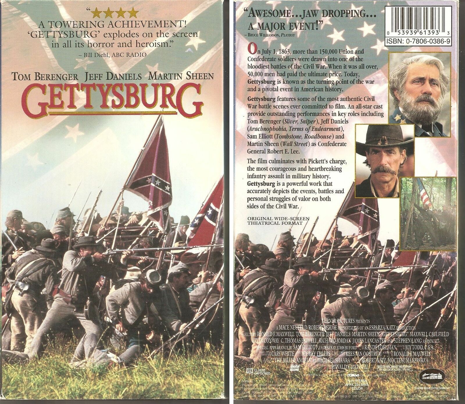 Gettysburg (Widescreen Edition) [VHS] - VHS Tapes