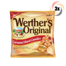3x Bags Werther&#39;s Original Caramel Flavor Hard Candies 2.65oz ( Fast Shi... - $13.42