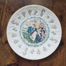 Royal Doulton Plate, Taurus Zodiac Sign, Kate Greenaway's Almanack illustration - $24.99