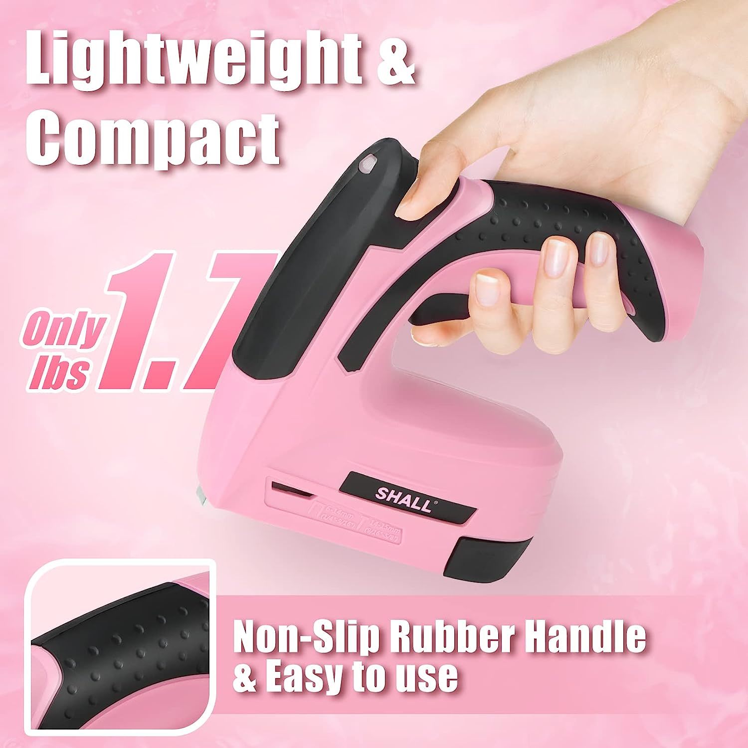 Staple Gun NEU MASTER, Light Duty Stapler Kit Come with 1600 pcs 5