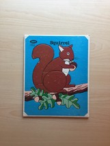 Vintage 70s Jaymar squirrel puzzle- art by Mary Warren