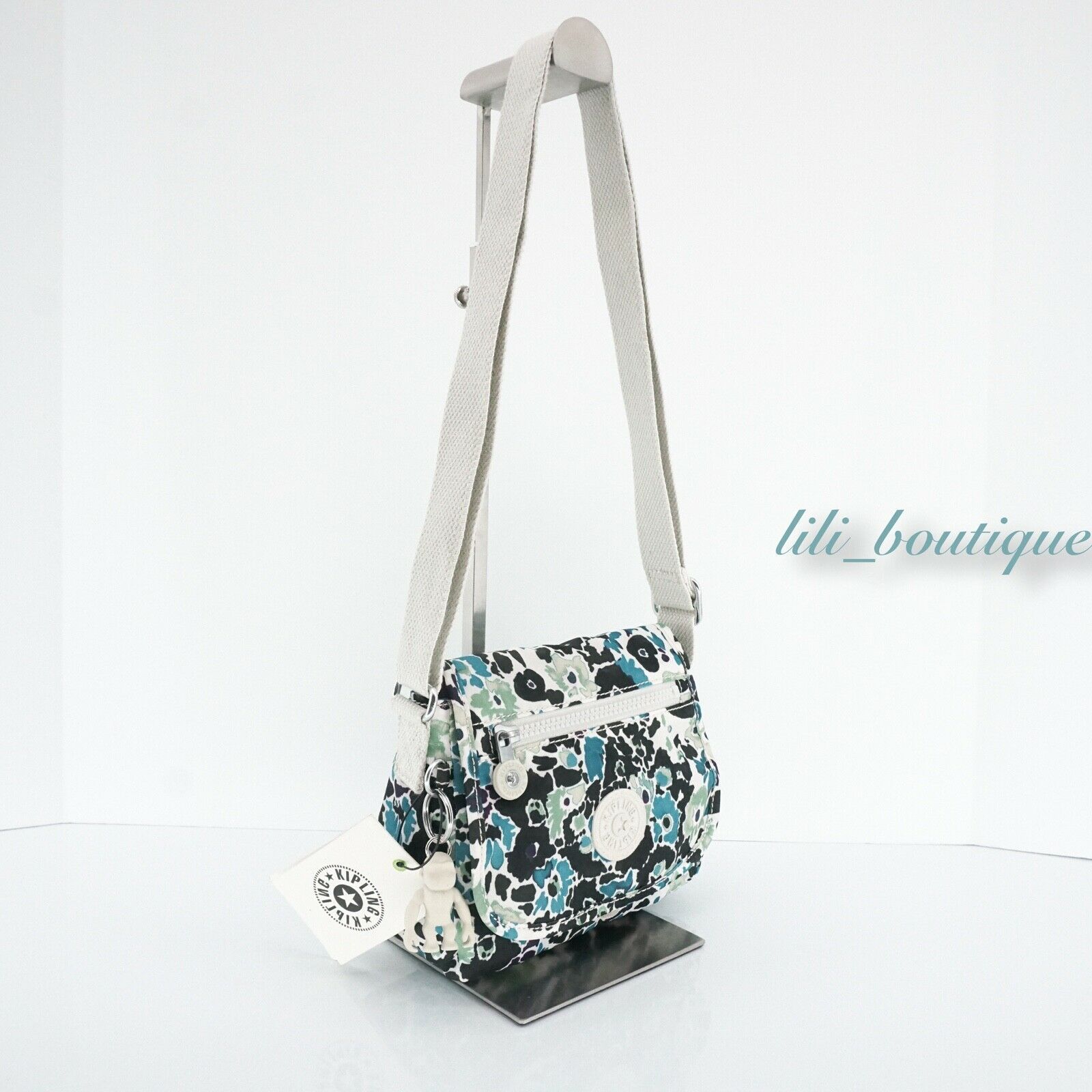 Kipling Sabian Alabaster Crossbody Mini Bag (One size, Cool Camo Grey)