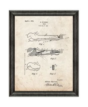 Wrench Patent Print Old Look with Black Wood Frame - $24.95+