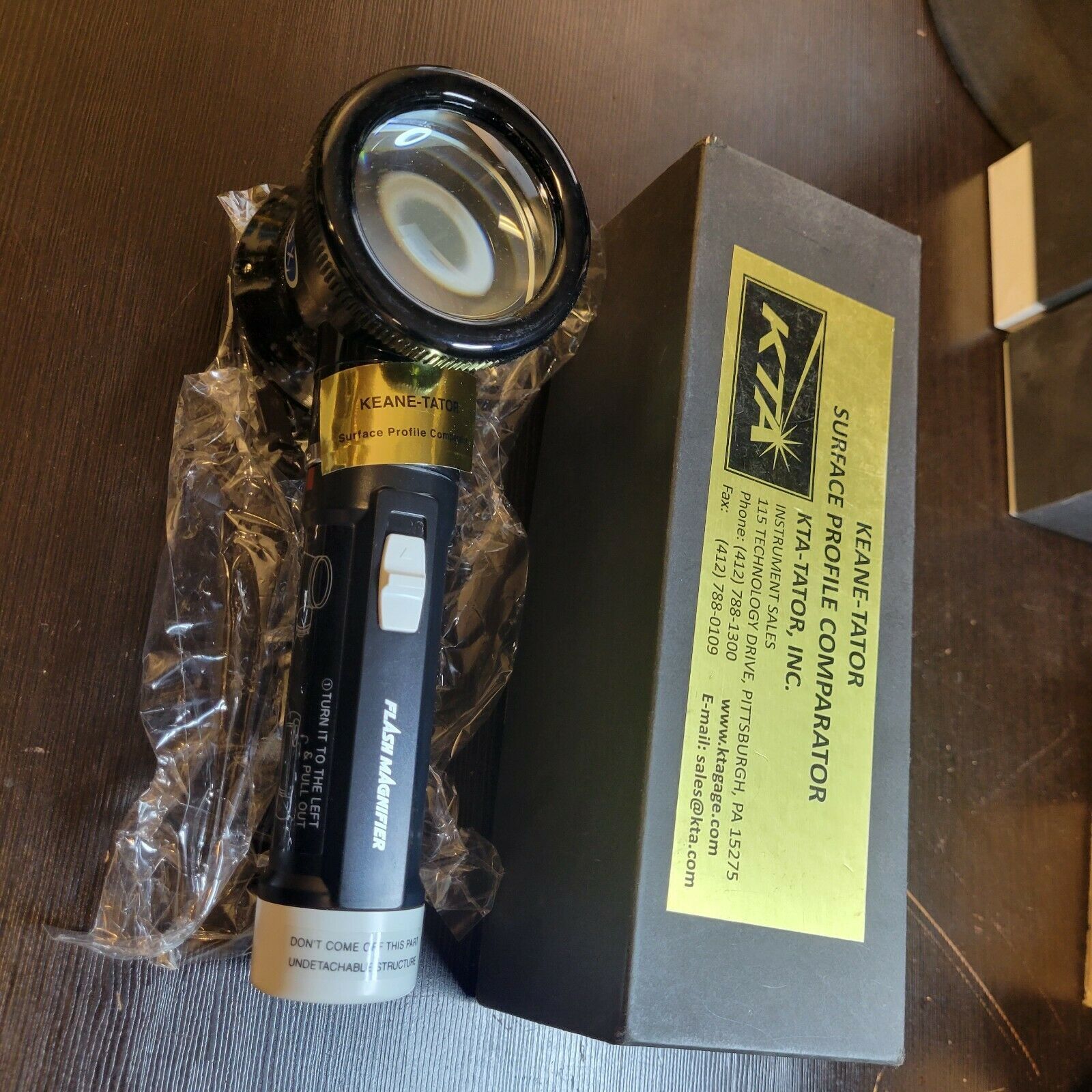 SURFACE PROFILE COMPARATOR KTATATOR NEW NIB JAPAN 99 Metalworking Inspection