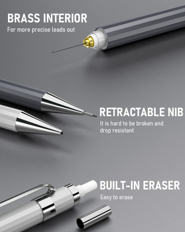 BIC Criterium 2mm Lead Mechanical Pencil Assorted (Pack of 1, Plus