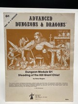 AD&D Module G1 - Steading of the Hill Giant Chief - Dungeons & Dragons TSR 9016 - $58.04
