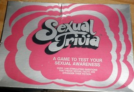 Sexual Trivia: A Game to Test Your Sexual Awareness - $12.00