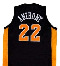 Carmelo Anthony OWLS High School Basketball Jersey New Sewn Black Any Size image 5