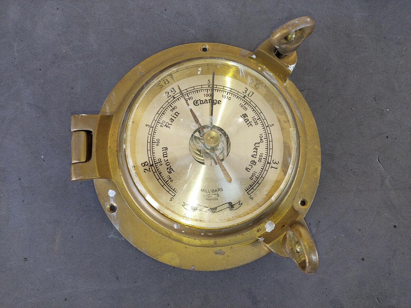 Nautical Brass Porthole German Barometers