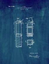 Pocket Article Dispensing Container Patent Print - Midnight Blue - $7.95+