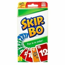 Mattel 42050 Skip-Bo Card Game - 2 to 6 Players New, box opened - $6.65