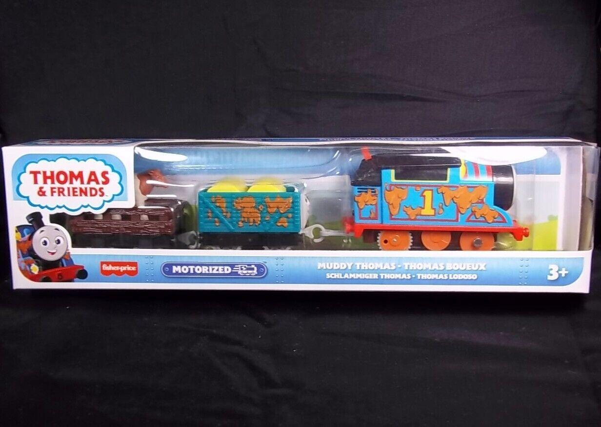 Thomas the Tank Trackmaster MUDDY THOMAS Motorized Engine NEW - Action ...