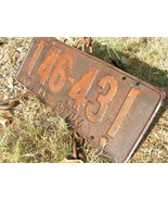 Antique Single 1925 PENNA metal License Plate Pennsylvania - $34.99