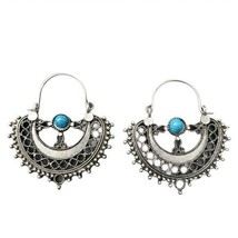 Fashion Jewelry Womens Semi Circle Bohemian Dangle Earrings Boho Accessory Sz OS - $20.00