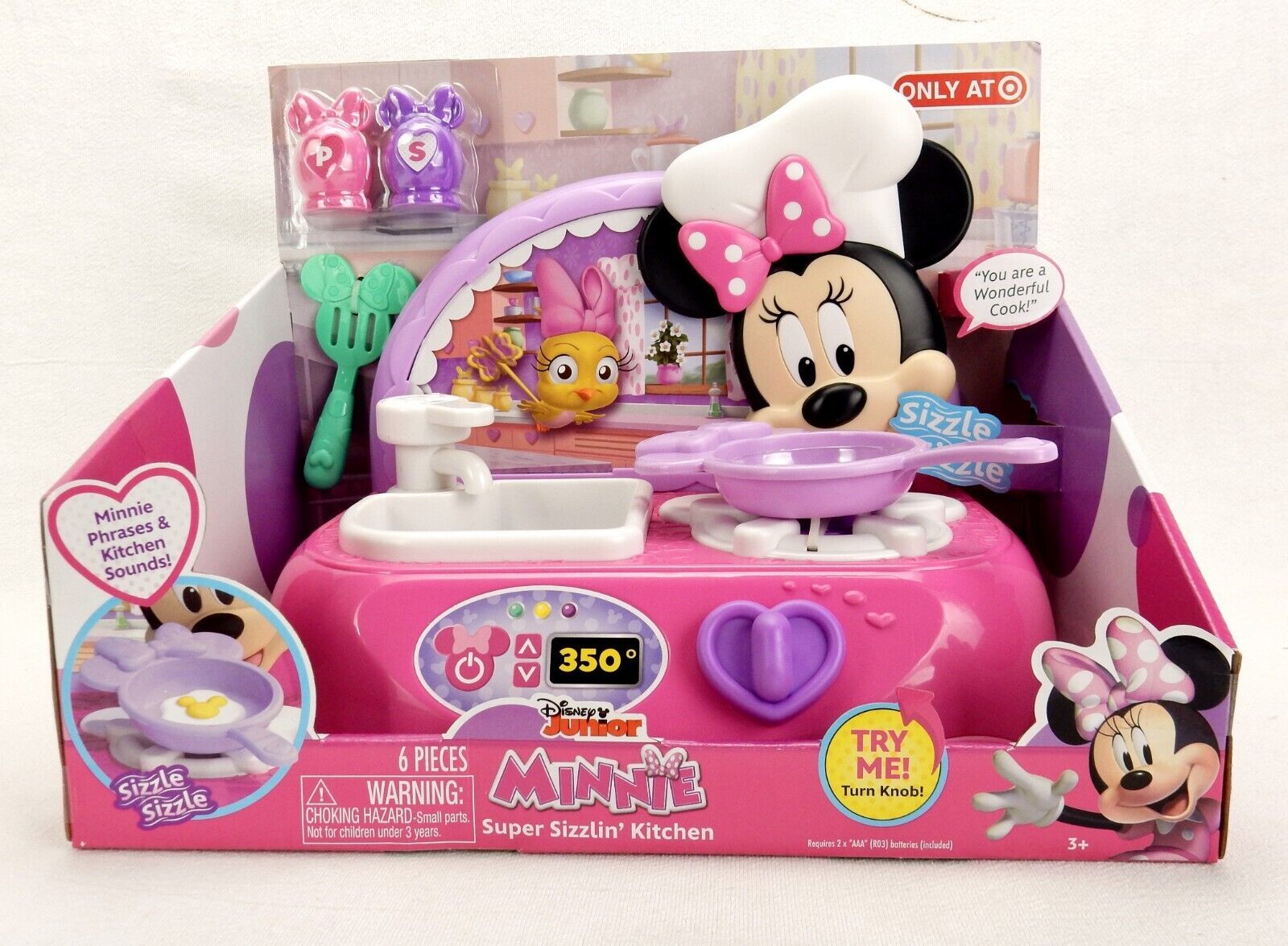 Disney Junior Minnie Mouse Super Sizzlin' Kitchen - Just Play