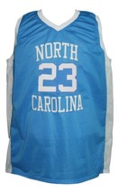 Michael Jordan College Basketball Jersey Sewn Blue Any Size image 1