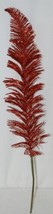 Tii Collections G3229 Red Swirled Decorative Tinsel Feather image 1