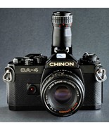 STUDENTS Chinon CA-4 SLR Camera w Pentax 50mm f/1.8 Prime Lens 4 Student... - $55.00