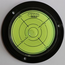 Flanged Circular Angle Large Spirit Bubble Level (Green Liquid) 80mm - $9.18