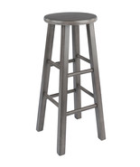 Winsome Wood Contemporary Home 29&quot; Ivy Bar Stool, Rustic Gray - $71.43