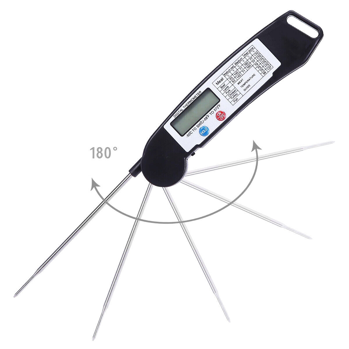 Habor 192 Digital Meat Thermometer Backlit Display Magnetic 2 Sec