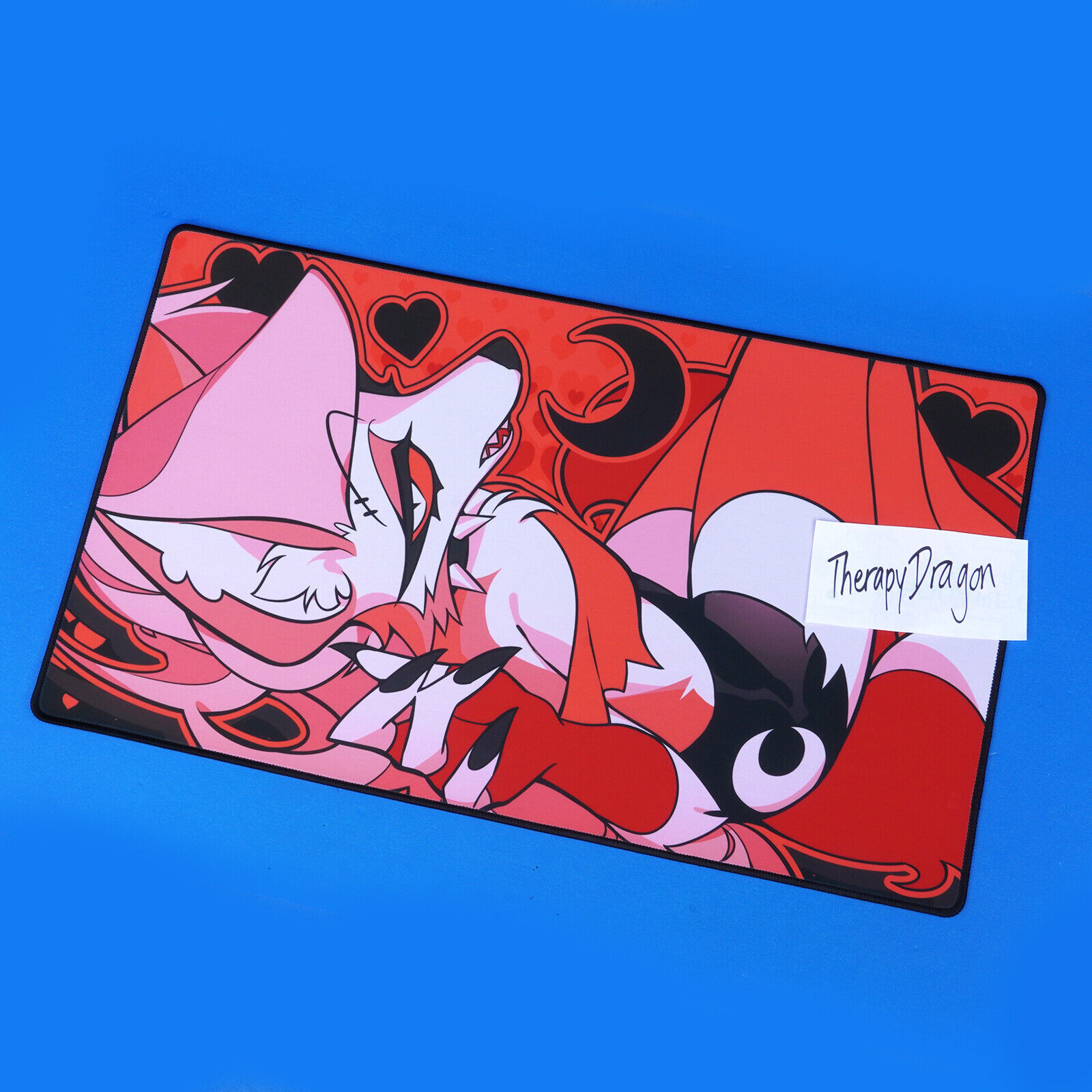 Official Helluva Boss Sexy PinUp Loona Valentine's 2022 Desk Play Mat
