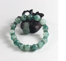 Free Shipping -  handmade dark green jadeite bracelet ,  Grade AAA Natural Green - $23.00