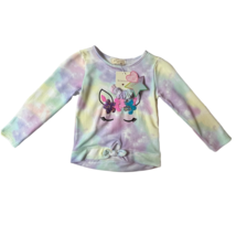 Btween Girls Unicorn T-Shirt Hair Scrunchie Set Multicolor Fleece Sequin... - $13.67