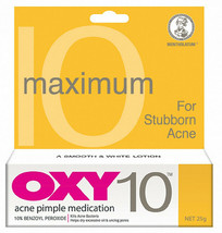 OXY 10  Acne &amp; Pimple Treatment Maximum Strength 25G X 4 tubes FREE SHIP... - $63.36