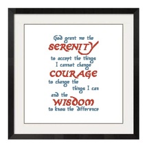 Serenity Prayer Cross Stitch Patterns  686 - $2.75