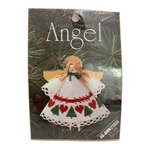 DMC Angel Counted Cross Stitch Clothespin Ornament #1462 Hearts 'n Trees - NEW - $9.89